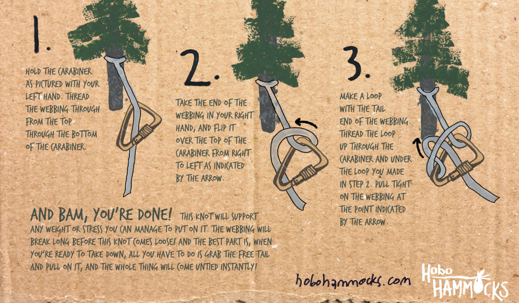 how to tie a hammock