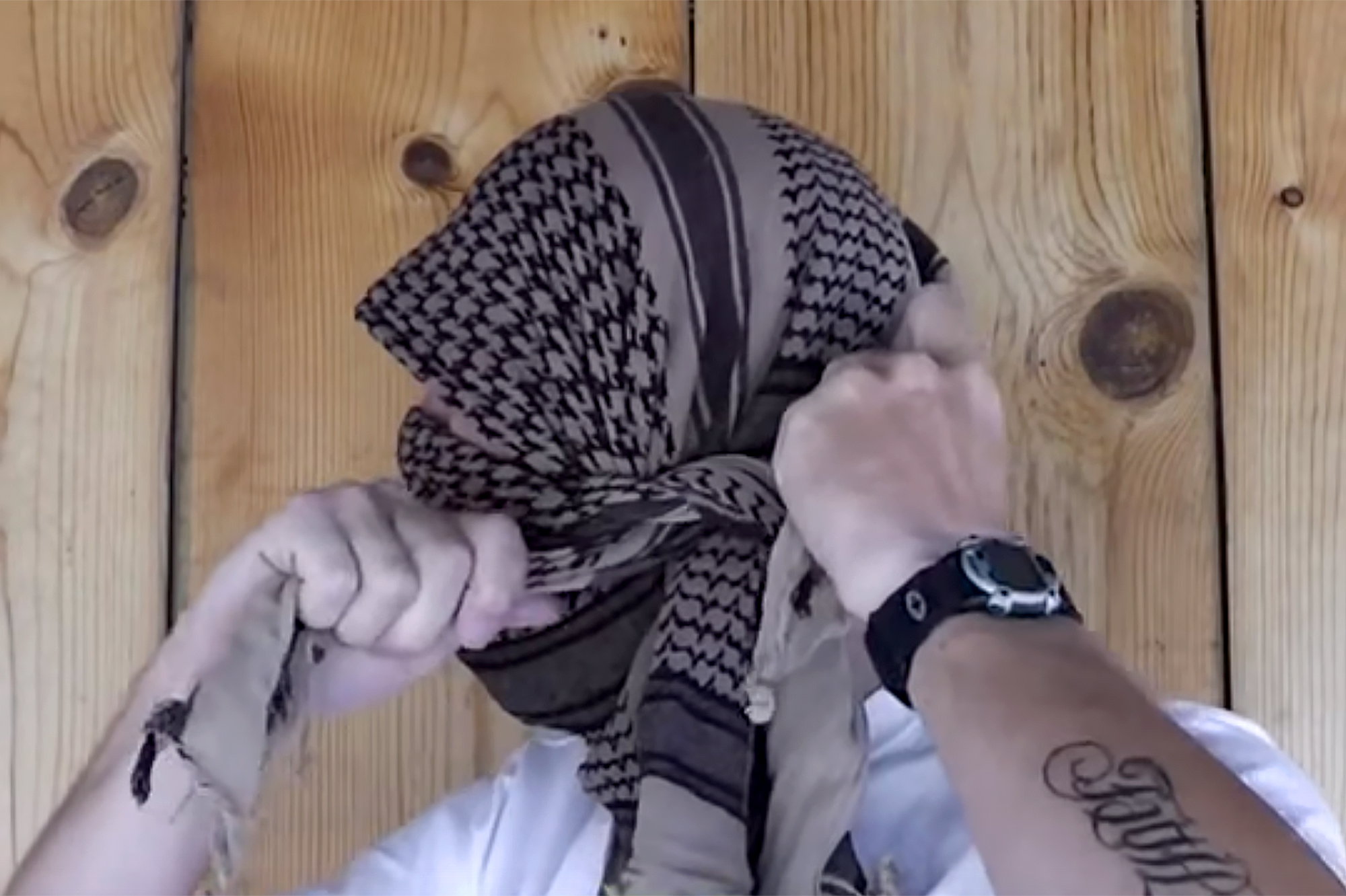 shemagh tie styles