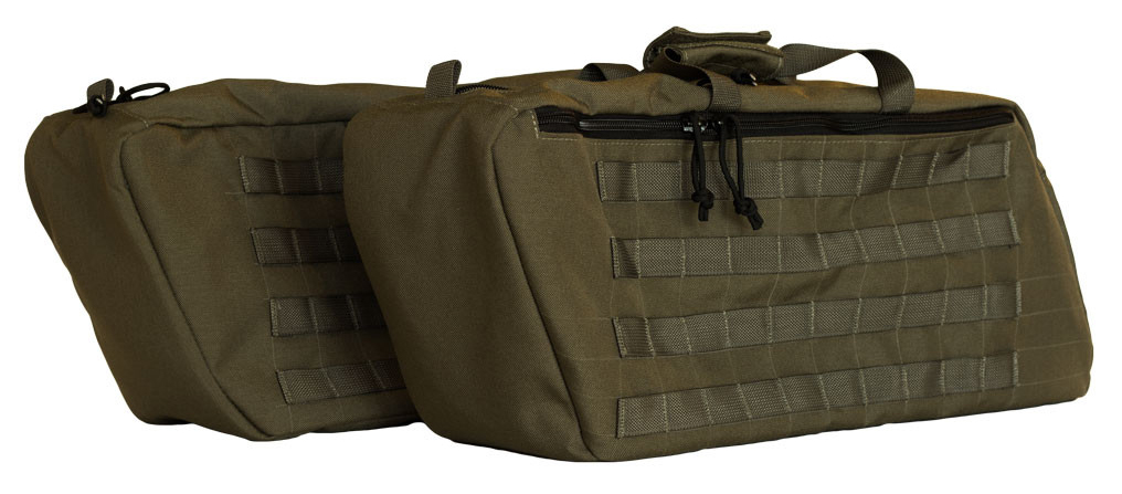 Skull crush motorcyle saddle bag 5