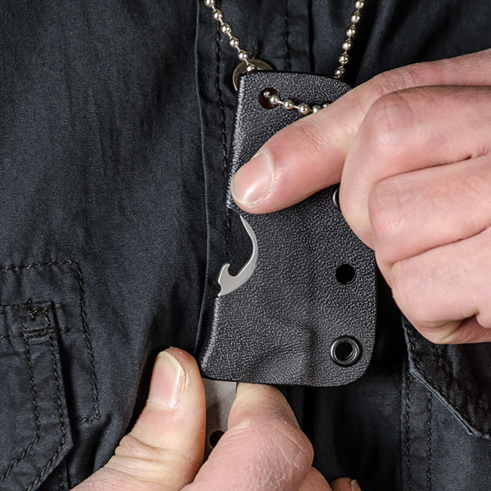 TOPS bartender defender neck knife bottle opener 3