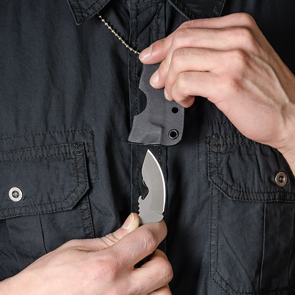 TOPS bartender defender neck knife bottle opener 4