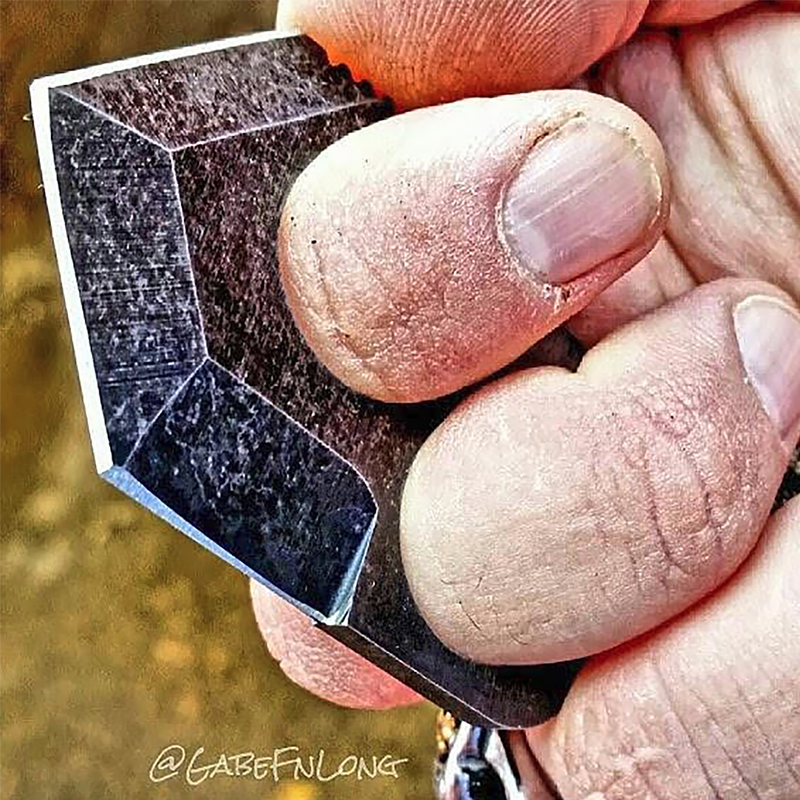 Devil Dog Designs D3 Angry Frog neck knife blade dagger 4v2