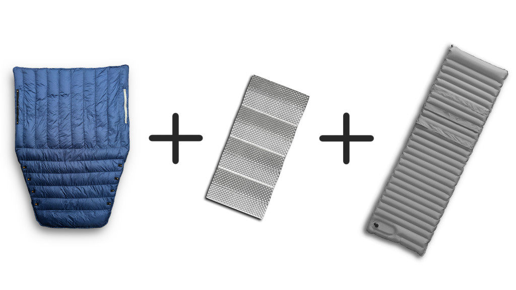 NoZipp sleeping bag pad shelter tent camping 1