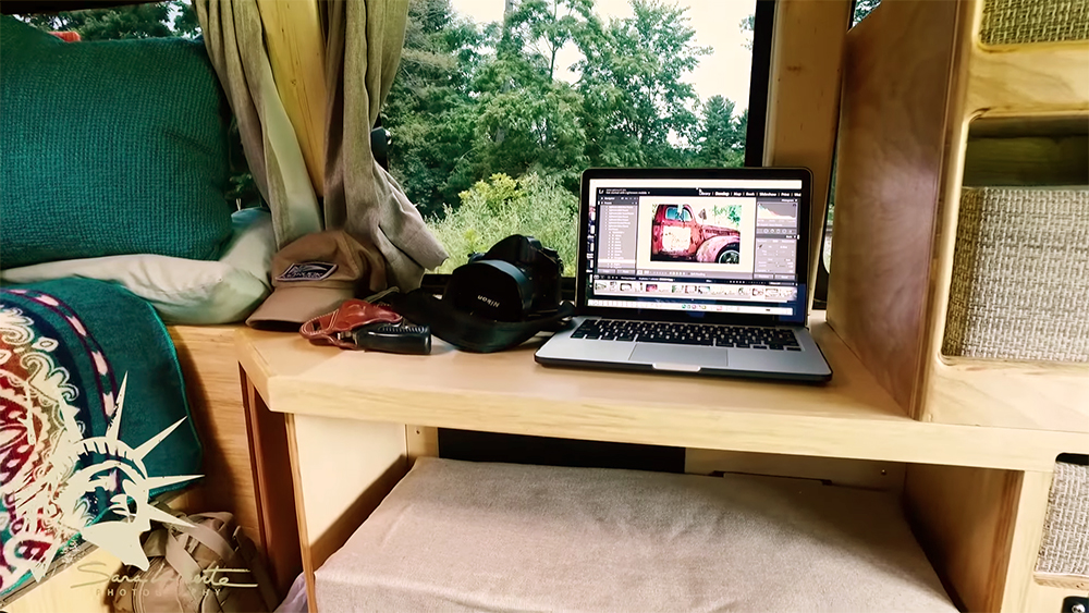 Sara Liberte Battle Van GMC vehicle bugout truck RV build 2