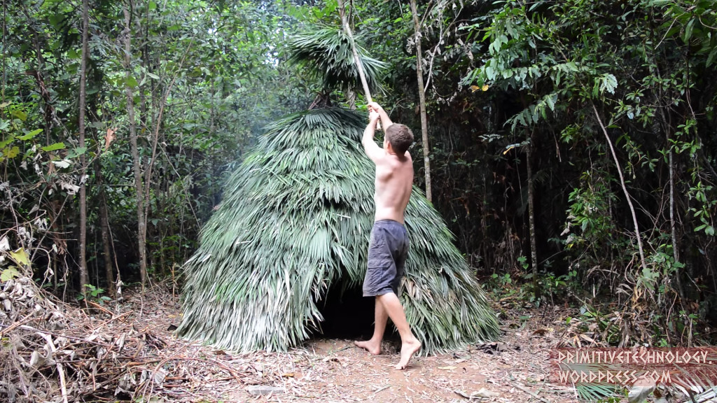 A removable cap for the top of the shelter provides light and ventilation during clear weather.