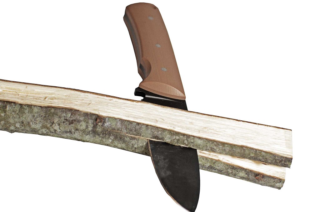 In order to make the toggle as light as possible, one could theoretically split a long branch in half lengthwise to help reduce weight.