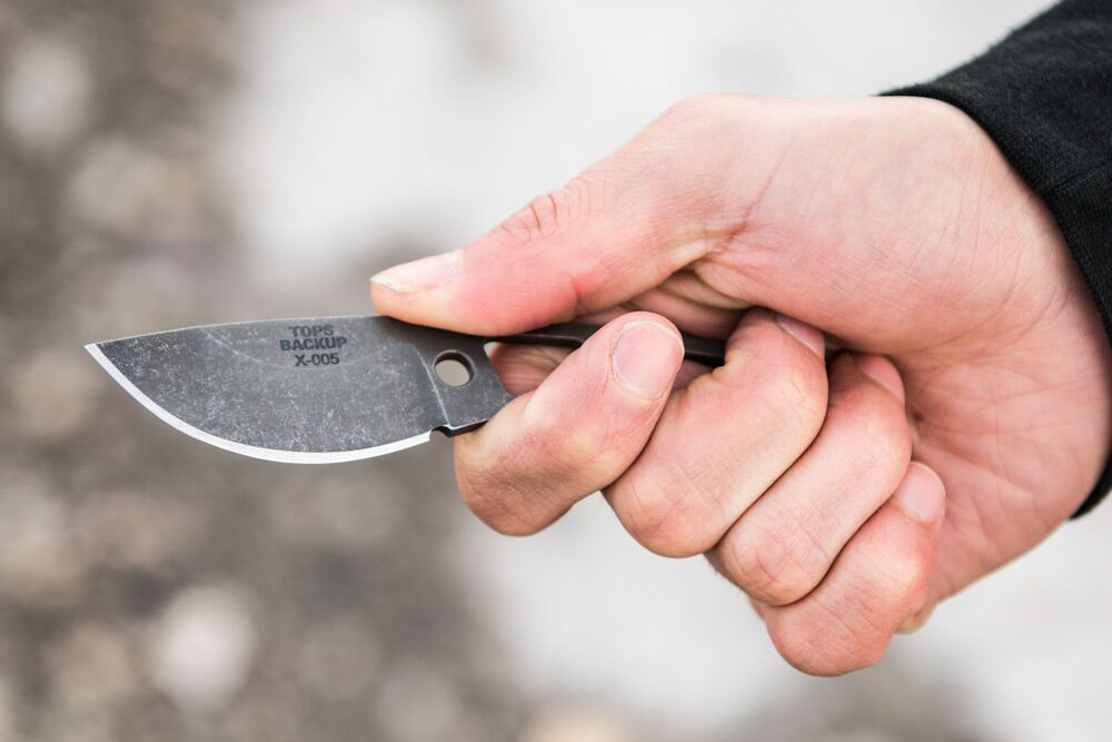 TOPS Hammer Hawk backup knife tomahawk blade combo 6