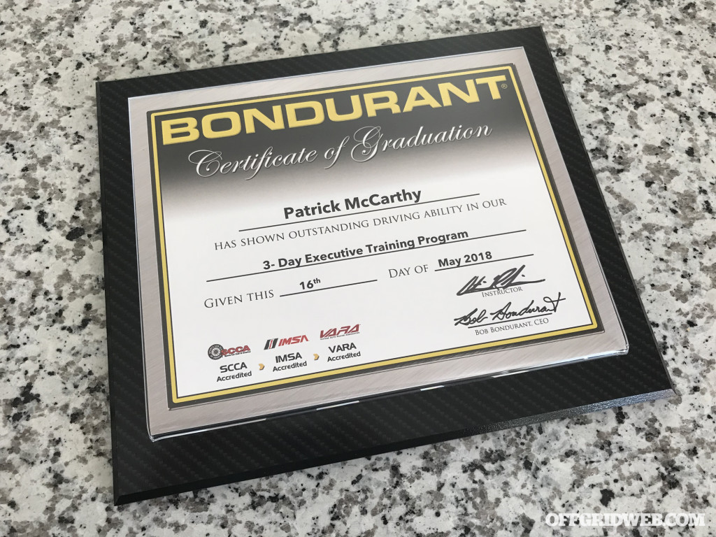Bondurant Racing School driving survival bugout offroad car truck vehicle evasion shtf emergency 20