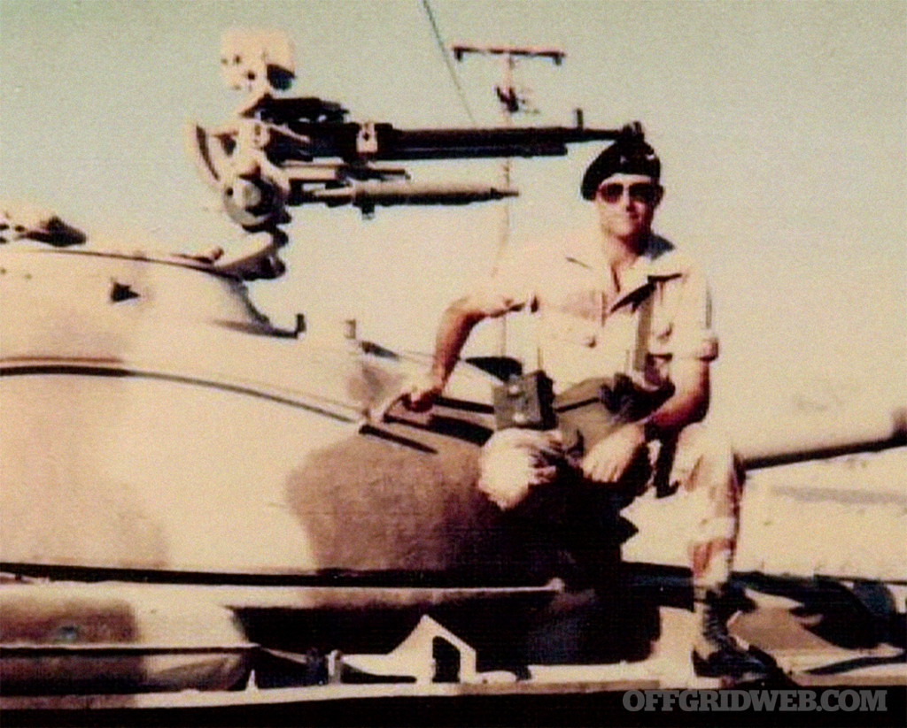 A photo of Russ from his days in the Army.