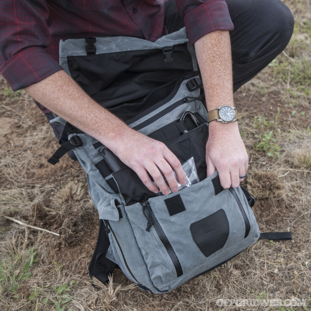 Grey Ghost Gypsy backpack review waxed canvas gray man urban edc 12