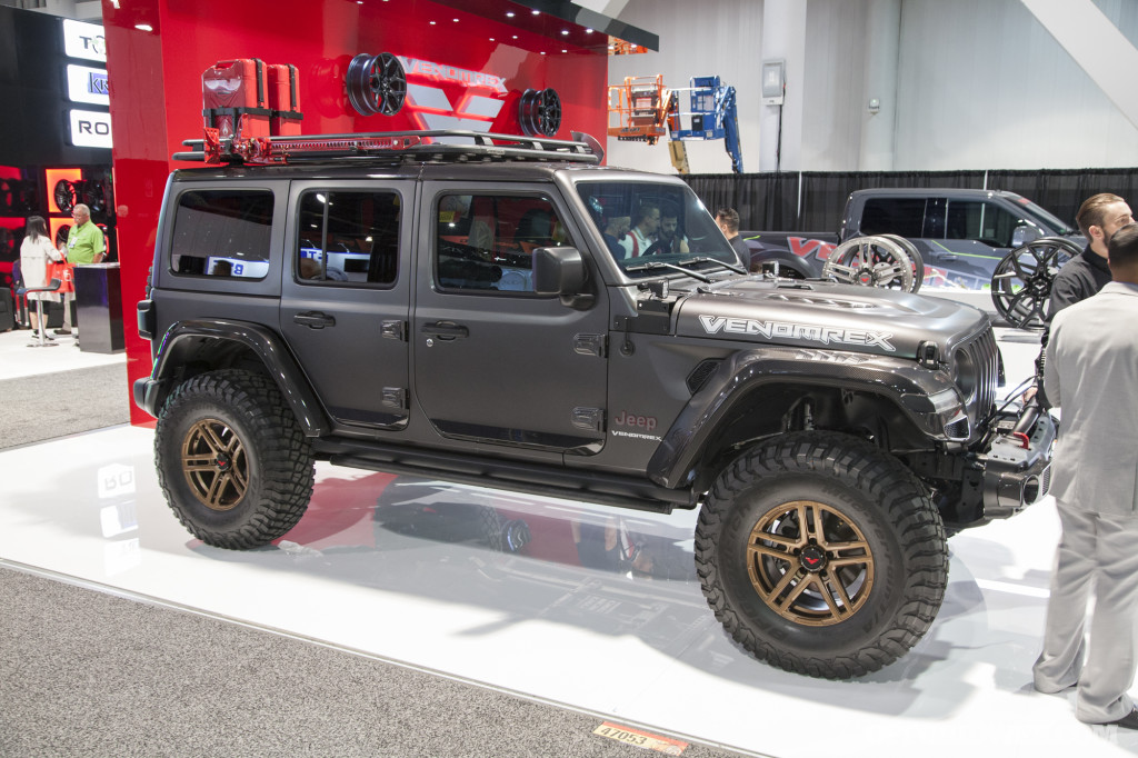 SEMA 2018 gallery Jeep trucks off road vehicles bugout survival 76