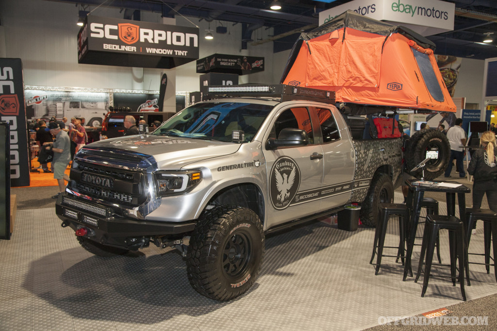 SEMA 2018 gallery Toyota trucks off road vehicles bugout survival 37