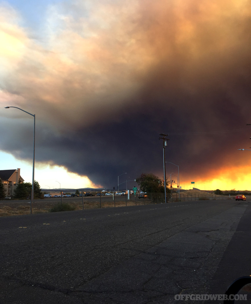 7:55 AM - Smoke fills the air.