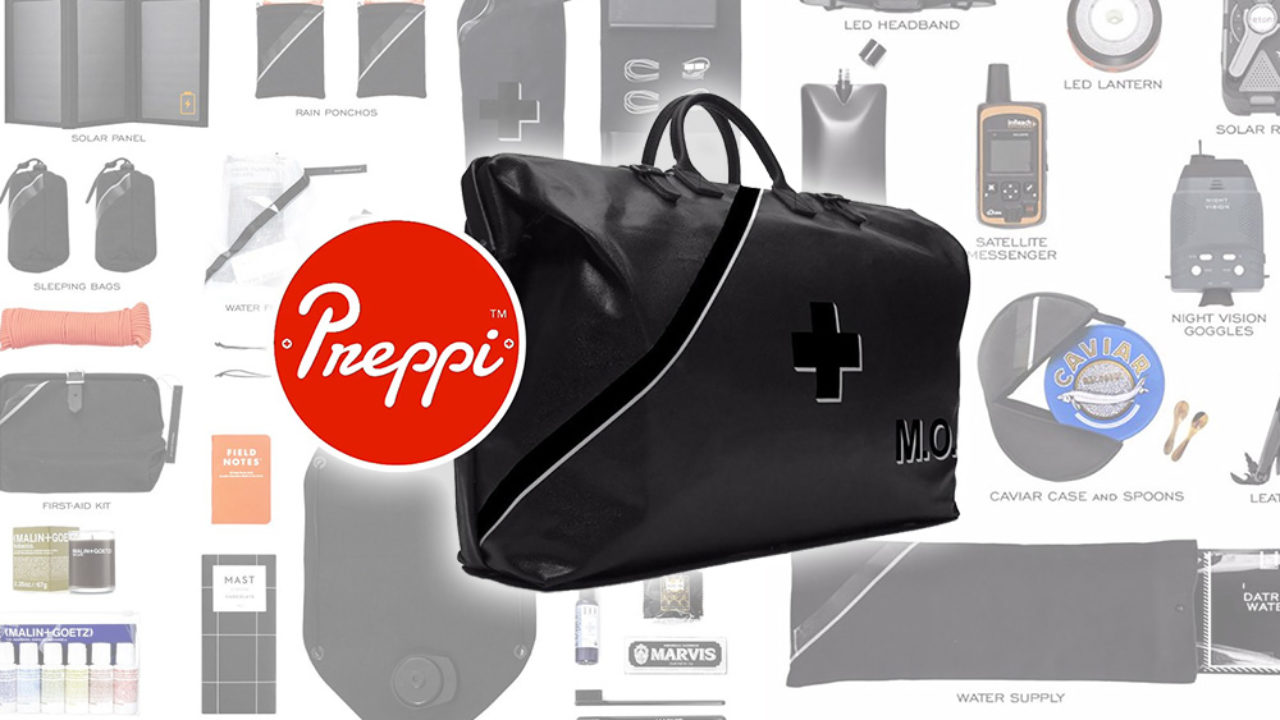 Preppi Prepster Black Ultra Luxe Survival Bag - IMBOLDN