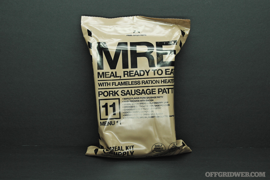 MRE meal ready to eat food ration survival prepper shtf 6