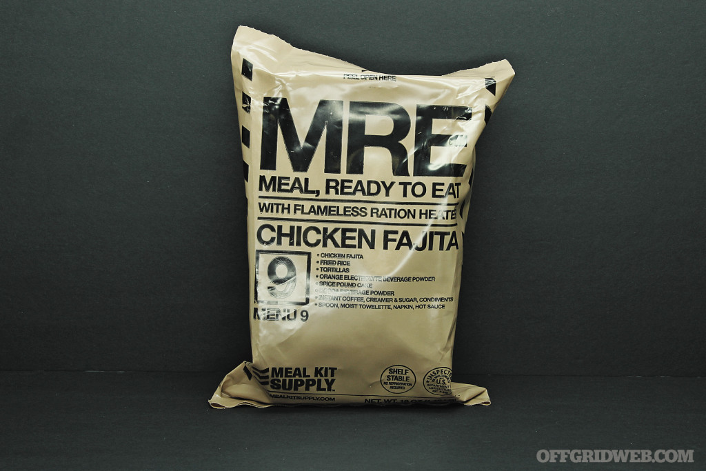MRE meal ready to eat food ration survival prepper shtf 9