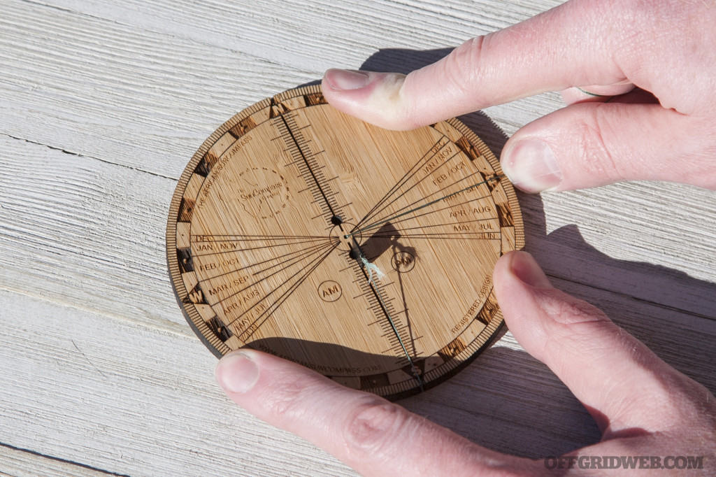 Africa Sun Compass solar celestial navigation tool GPS latitude longitude survival 24