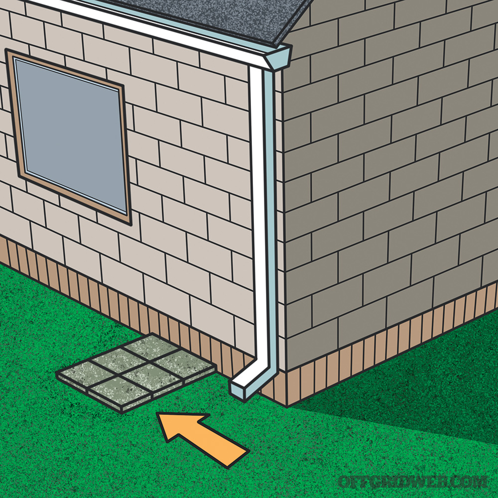 DIY rain barrel water collection system gutter emergency storm survival prepper 14