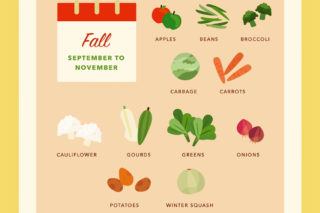 Infographic: A Quick Guide to Seasonal Edibles