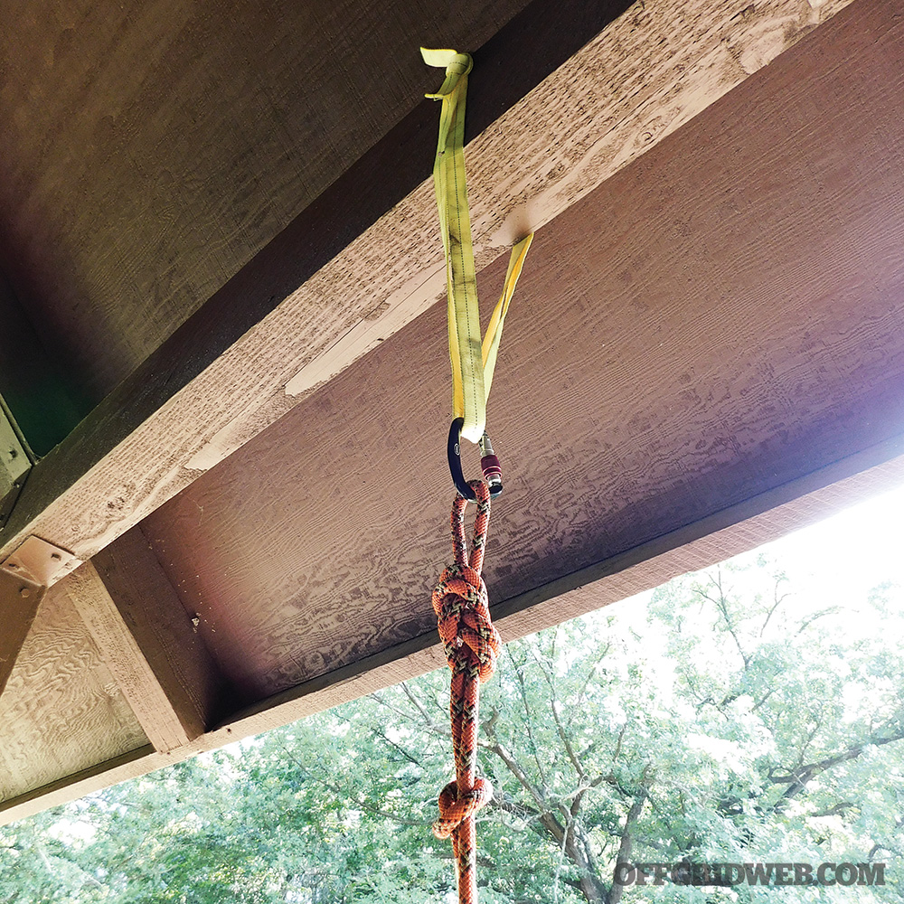 Rope pulleys hoist carabiner safety rappelling climbing lift gear 5