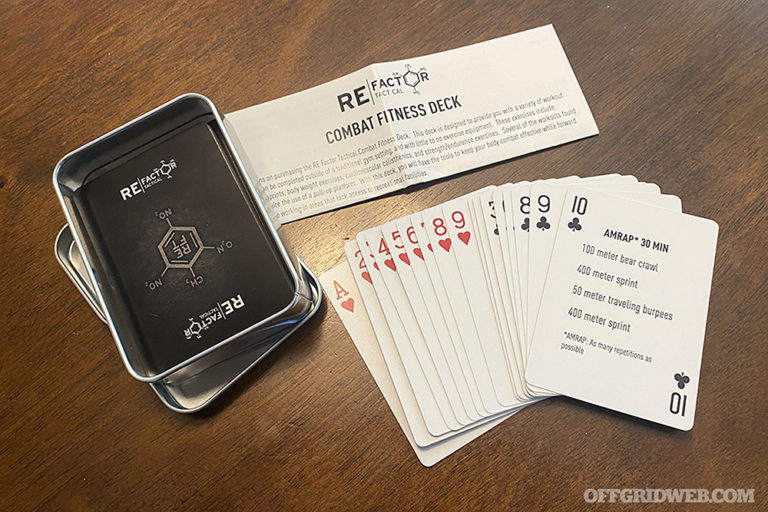 Survival Workout: RE Factor Tactical Combat Fitness Deck