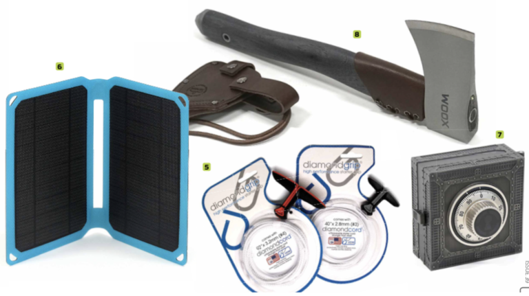 The Latest Gear: Survival Whistles, Phone Solar Panels, Lockpick Vaults & More
