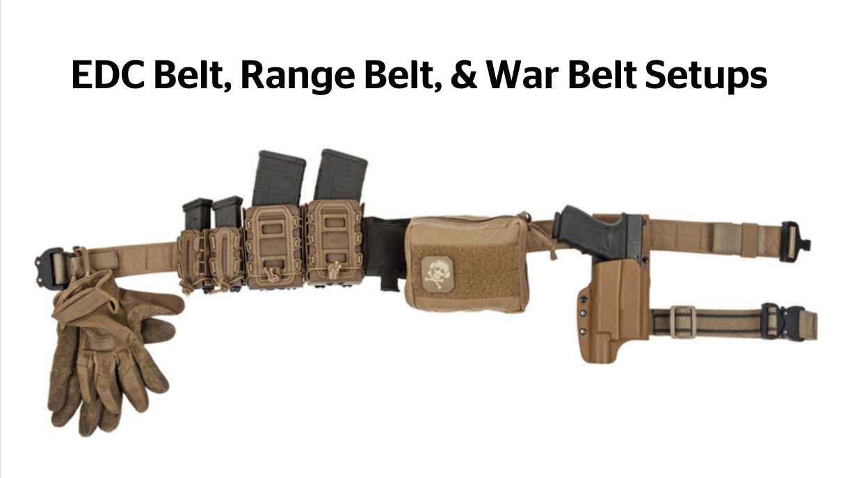 Tactical Belt Adjustable Heavy Duty Utility EDC Outdoor Military Gun Training 
