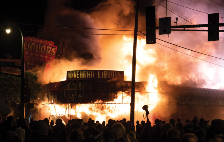 Looking Back: Porch Vikings Amidst the Minneapolis Riots