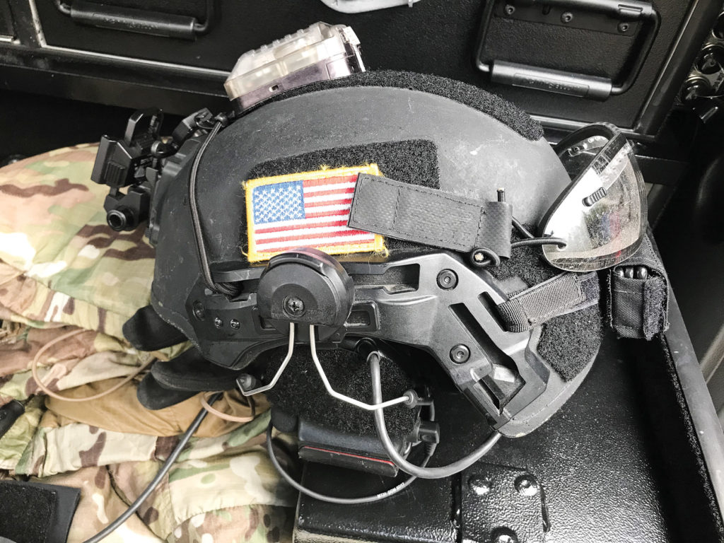 night vision helmet setup