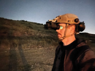 night vision helmet setup