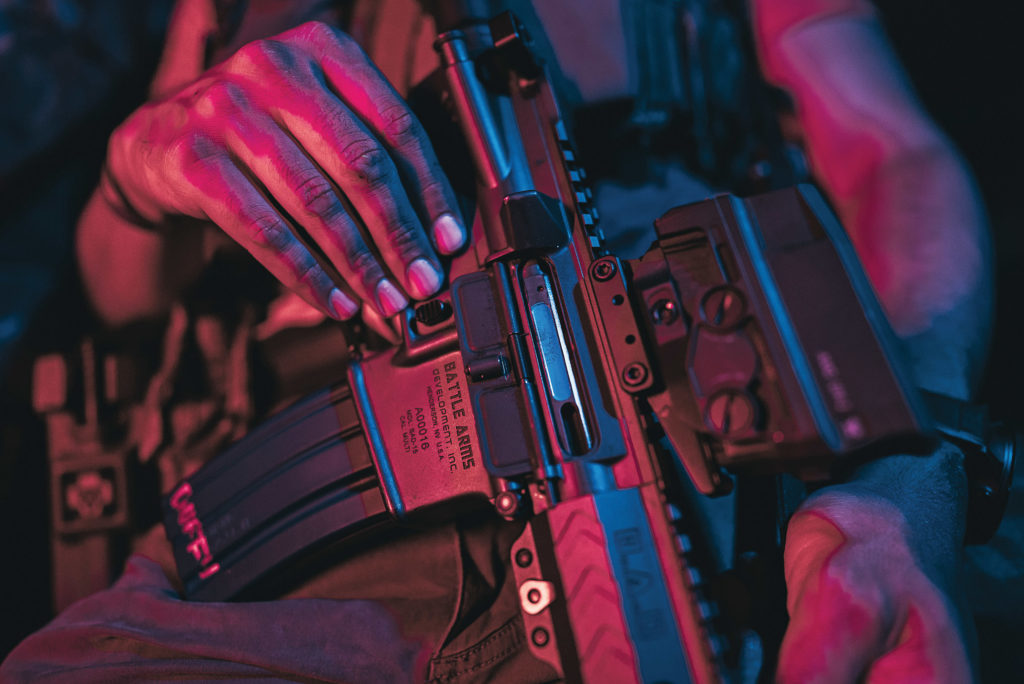low-light no-light rifle carbine setup