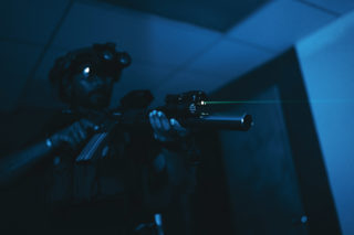 how to set up your rifle for low light no light situations.