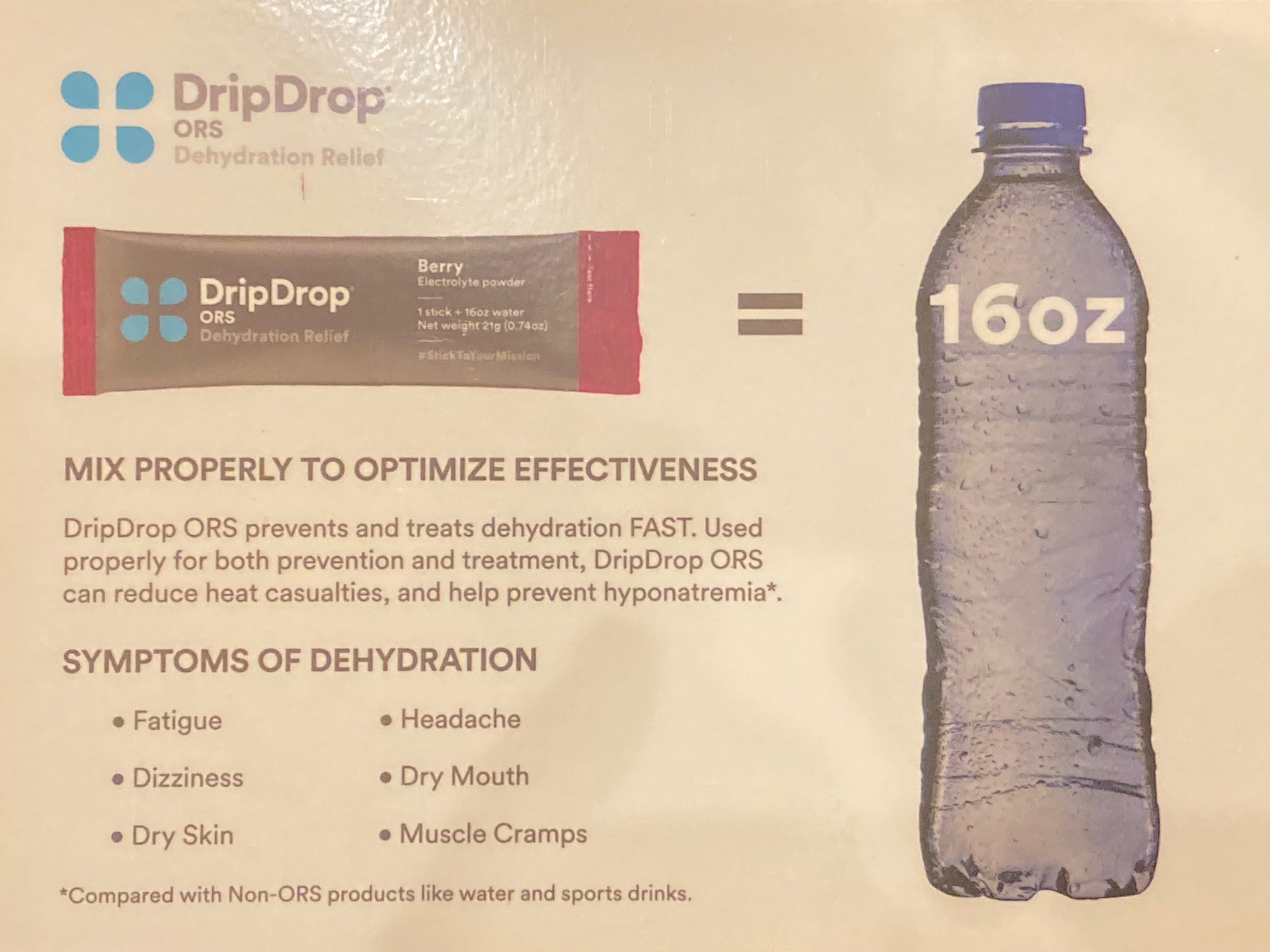 DripDrop Powder Fights Dehydration Faster | RECOIL OFFGRID