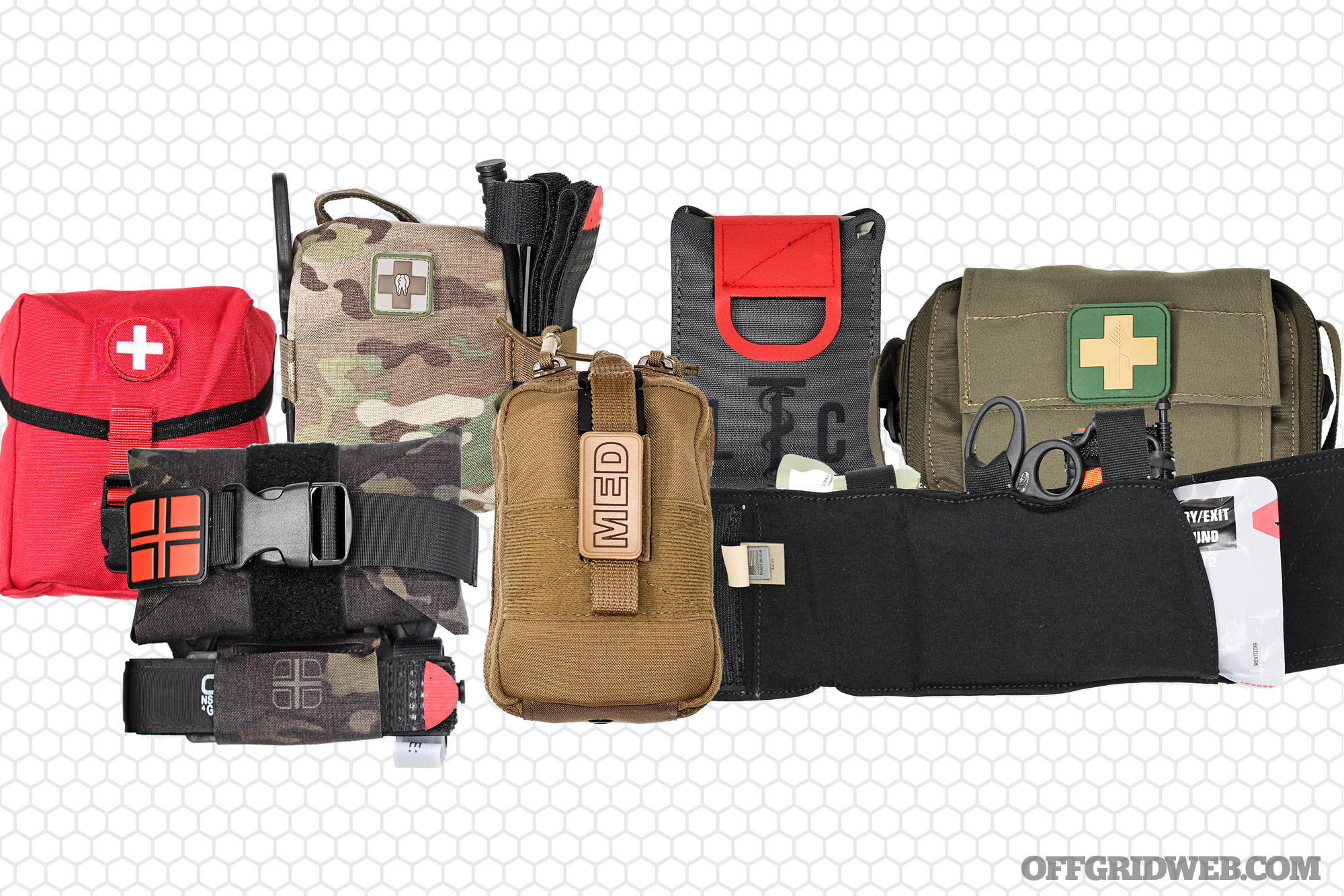  Small Compact IFAK Med Trauma Kit for Everyday Carry