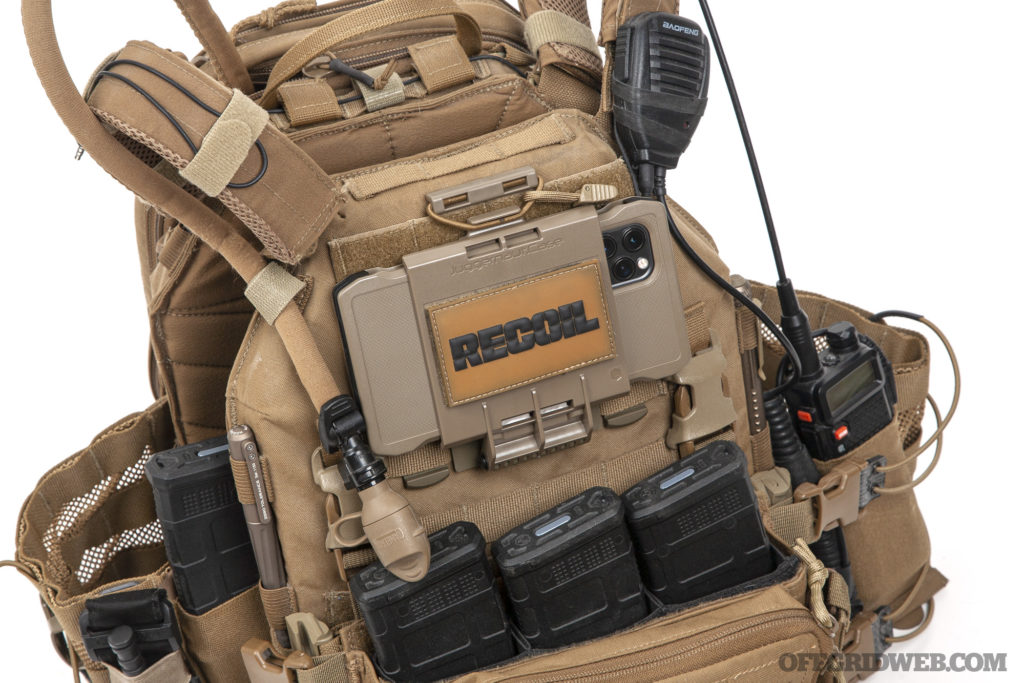 New Juggernaut Case Plate Carrier Phone Mount 2.0 RECOIL OFFGRID