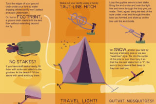 Infographic: 10 Tent Setup Tips