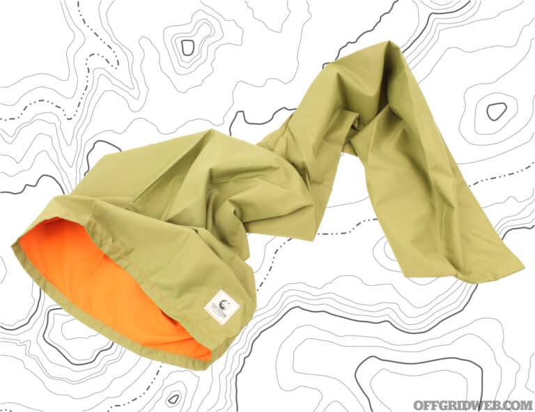 Studio photo of the Tuff Possum Multipurpose Survival Scarf.