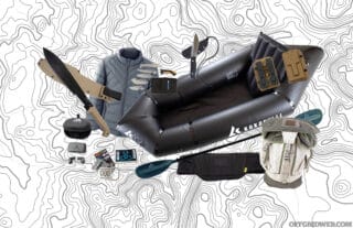 Collage photo of all the items in the Recoil Offgrid Issue 58 Gear Up column.