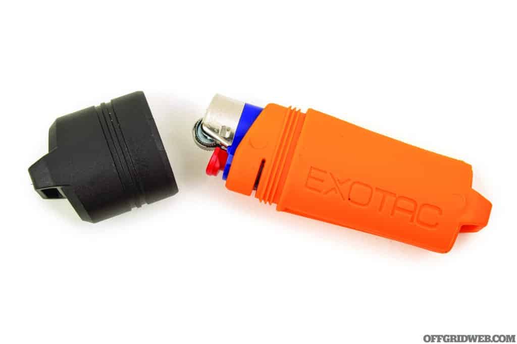 Studio photo of the Exotac fireSleeve.