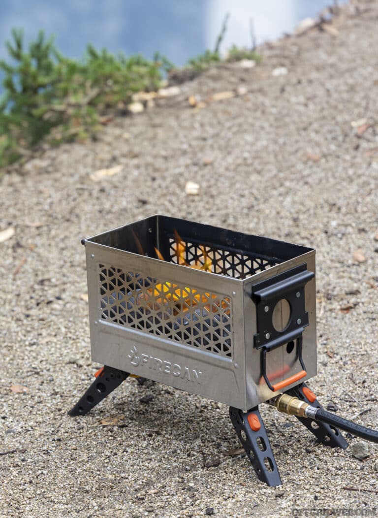 Photo of the ignik fire can.