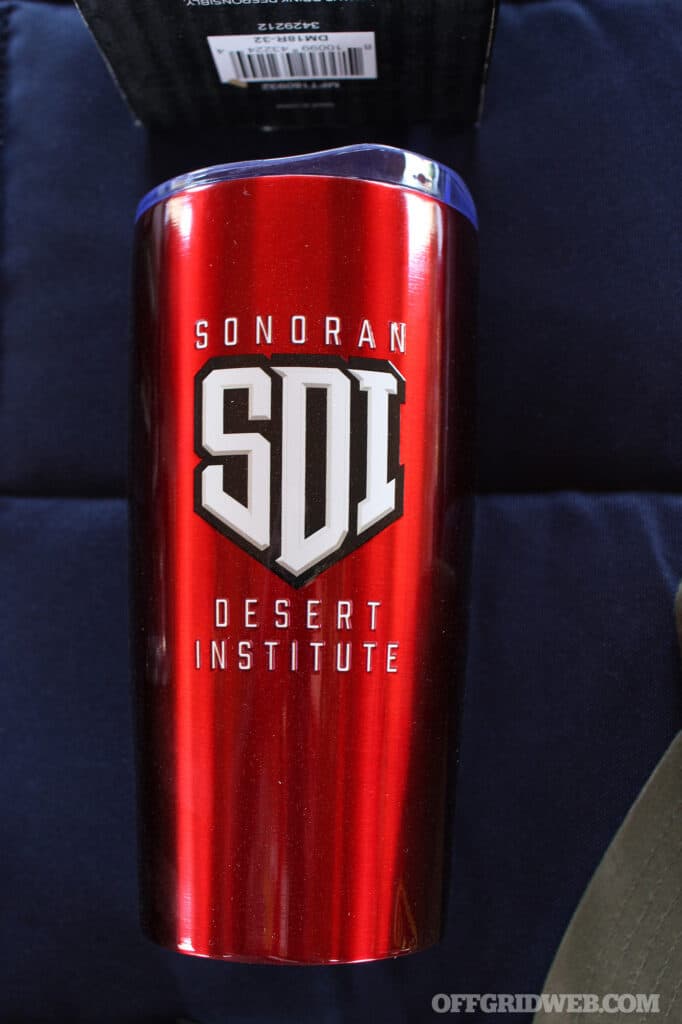 Photo of an SDI tumbler.