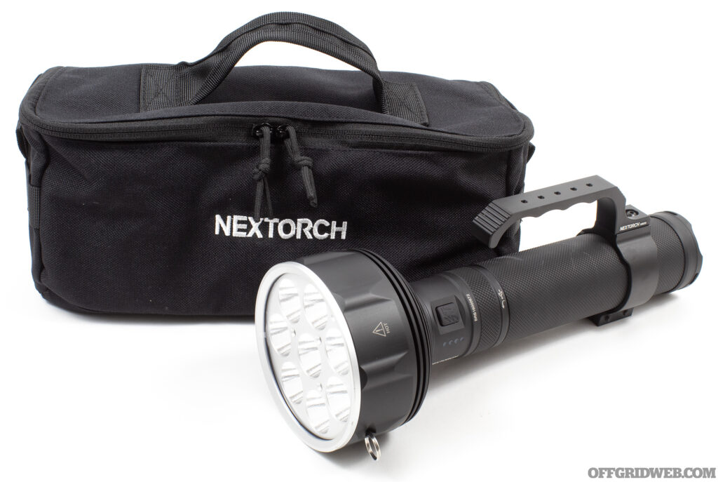 Studio photo of the Nextorch Saint Torch 31 for the Gear Up column.