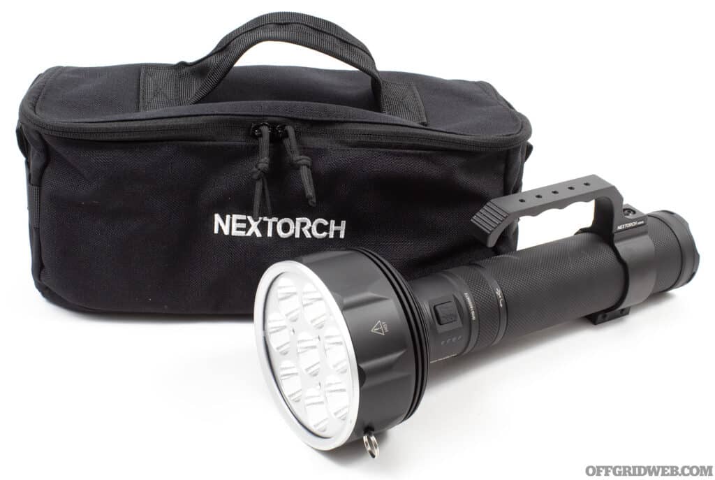 Studio photo of the Nextorch Saint Torch 31 for the Gear Up column.