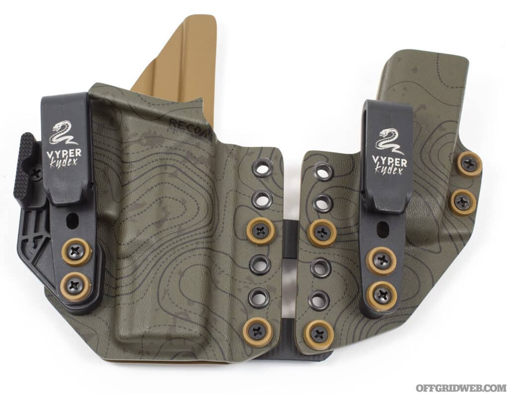 Studio photo of the VyperKydex glock holster.