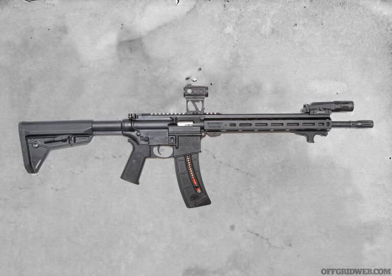 Featured image of an affordable .22 built for nighttime training.
