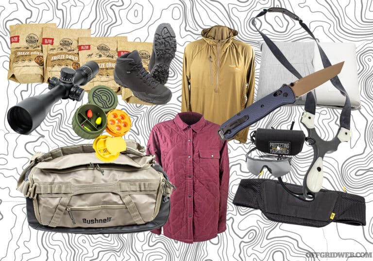 Featured image of all the gear included in the April 2024 edition of the Gear Up column.