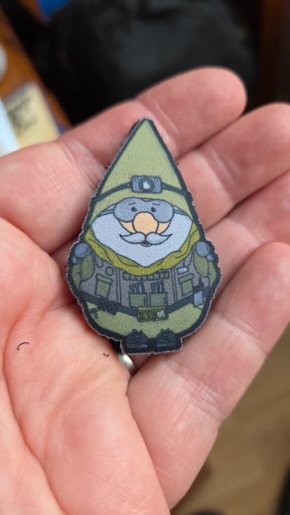 PNWBushcraft's custom patch, Tactical Ted.