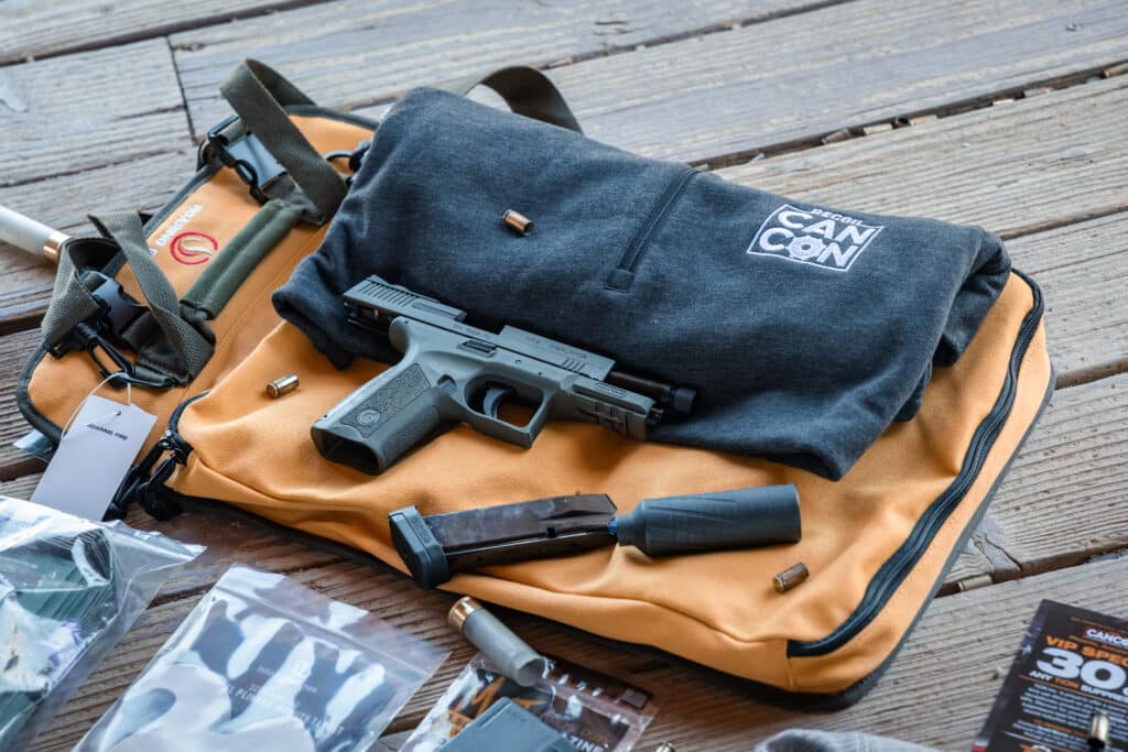 Photo of VIP bag contents.