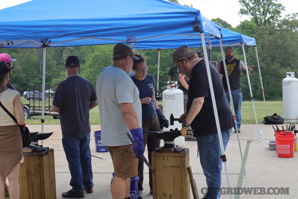 knife forging class mountain readiness expo