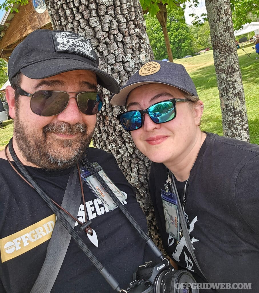 Nick and Robin at Mountain readiness expo